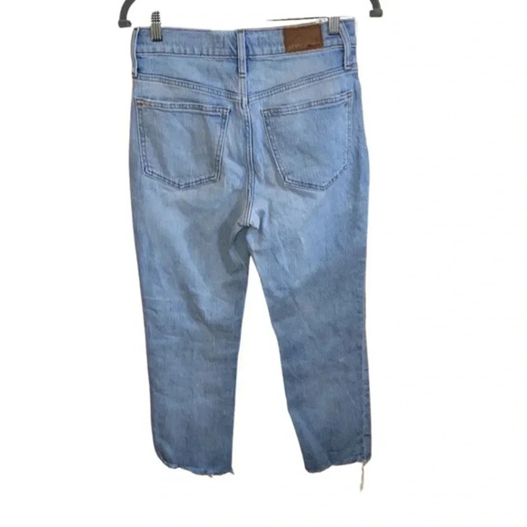 Madewell the Perfect Vintage Crop Light Wash Jeans Size 26P - Picture 4 of 7